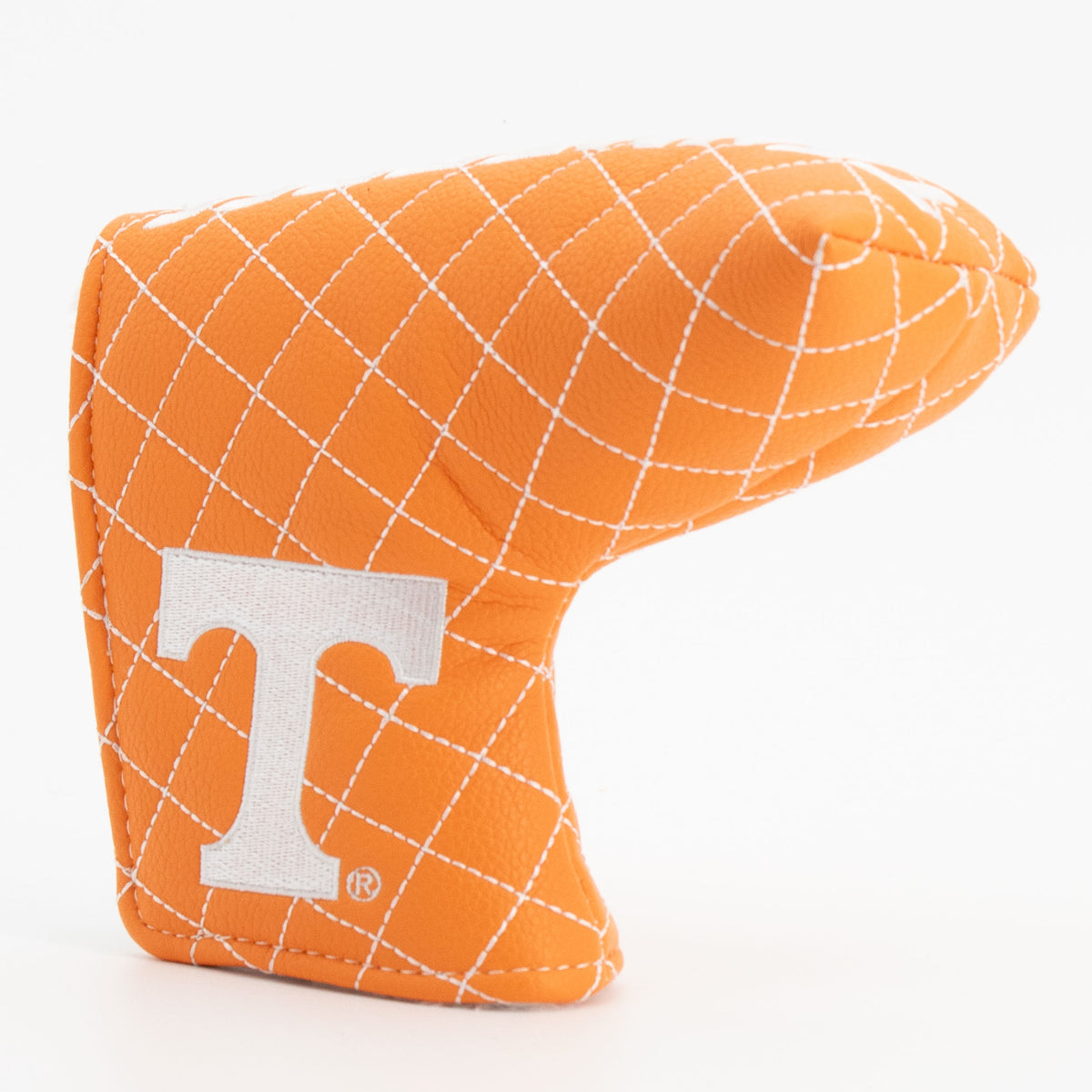 Tennessee Volunteers Solid Quilted Blade Putter Cover, angled view
