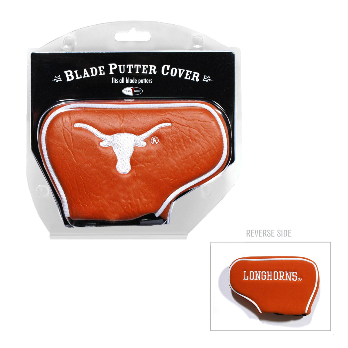 Texas Longhorns vintage blade putter embroidered golf headcover