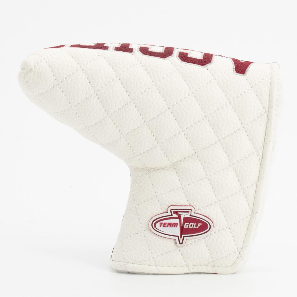 Texas A&M Aggies Split Quilted Blade Putter Cover, back view