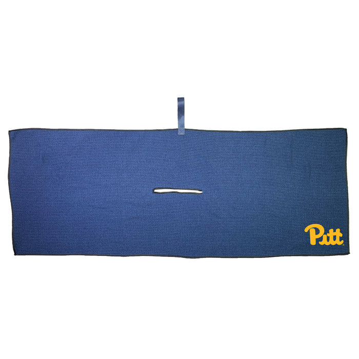 Pitt Panthers 16 x 40 microfiber golf towel with team logo