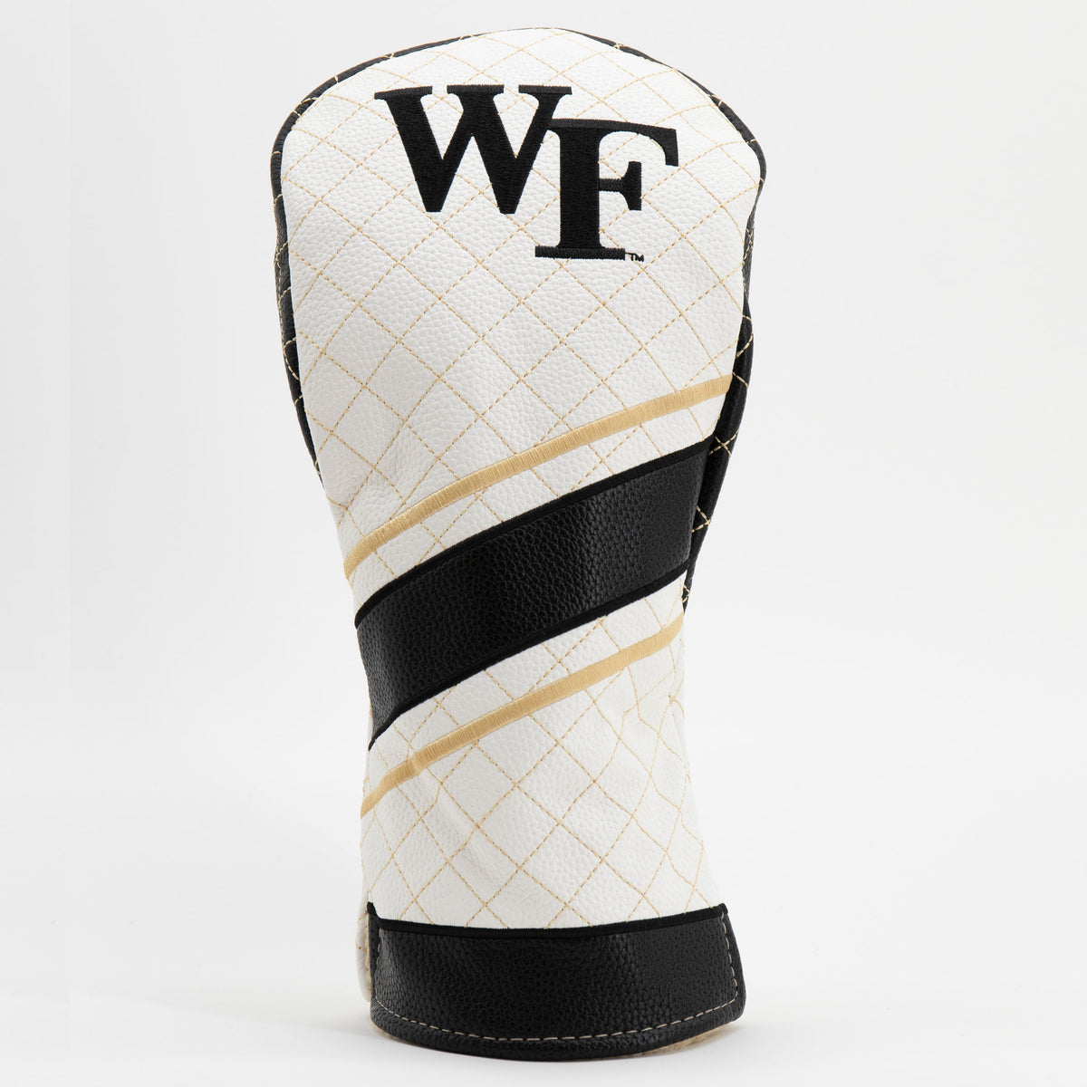 Wake Forest Demon Deacons Striped Quilted Driver Headcover, front view