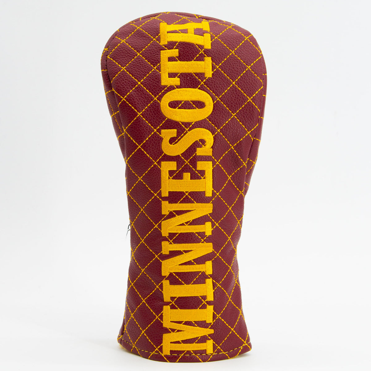 Minnesota Golden Gophers Solid Quilted Fairway Headcover, front view