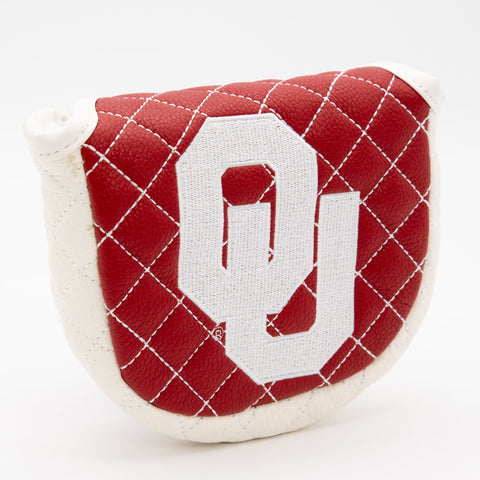 Oklahoma Sooners Gesteppte Putter-Schlägerhaube für Mallet-Putter