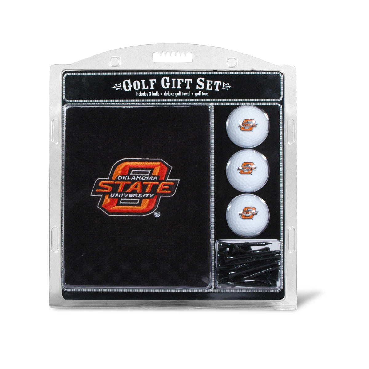 Oklahoma State Cowboys Embroidered Towel Golf Gift Set