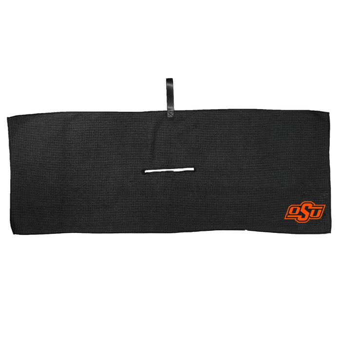 Oklahoma State Cowboys 16 x 40 microfiber golf towel with team logo