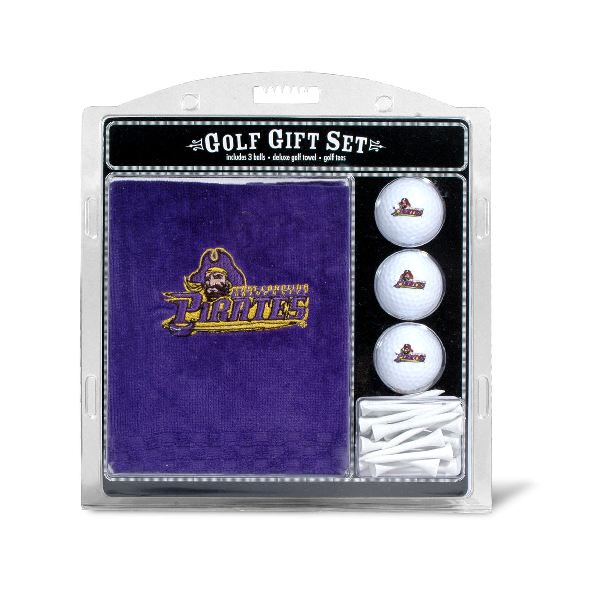 East Carolina Pirates Embroidered Towel Golf Gift Set