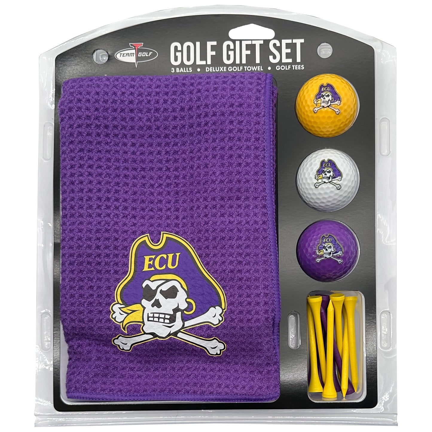 East Carolina Pirates Microfiber Towel Golf Gift Set - Club Rehab