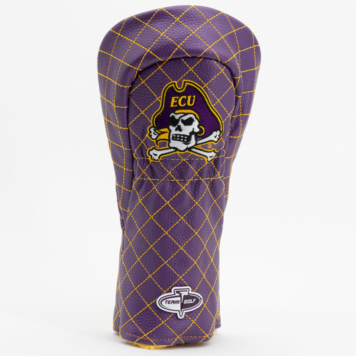 East Carolina Pirates Solid Quilted Fairway Headcover, back view