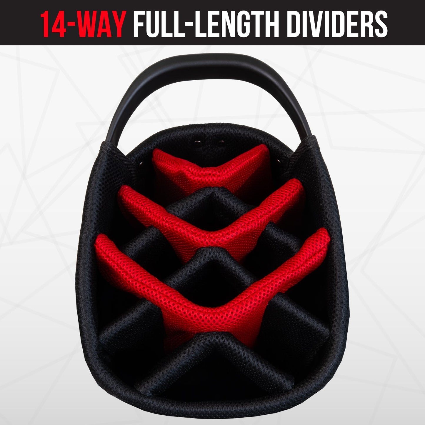 Ole Miss Rebels Fairway Stand Bag - Image 6 - Club Rehab