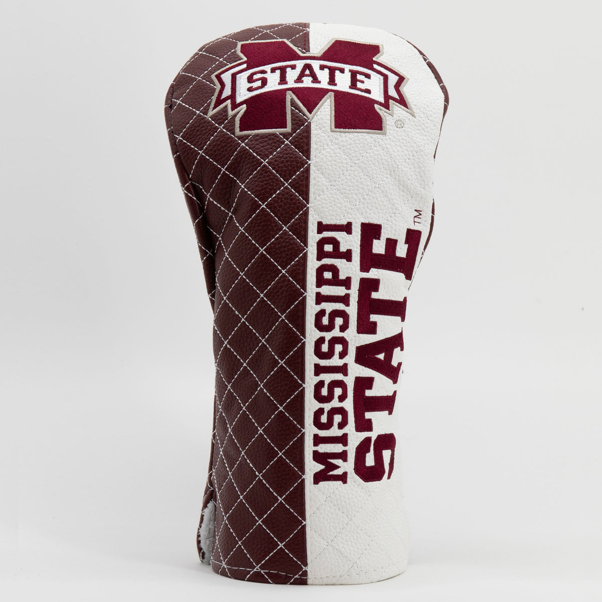 Mississippi State Bulldogs Split Quilted Driver Headcover, front view