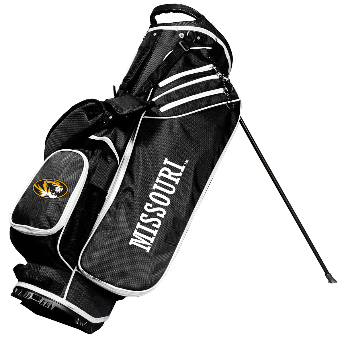Missouri Tigers Birdie stand golf bag, Black color