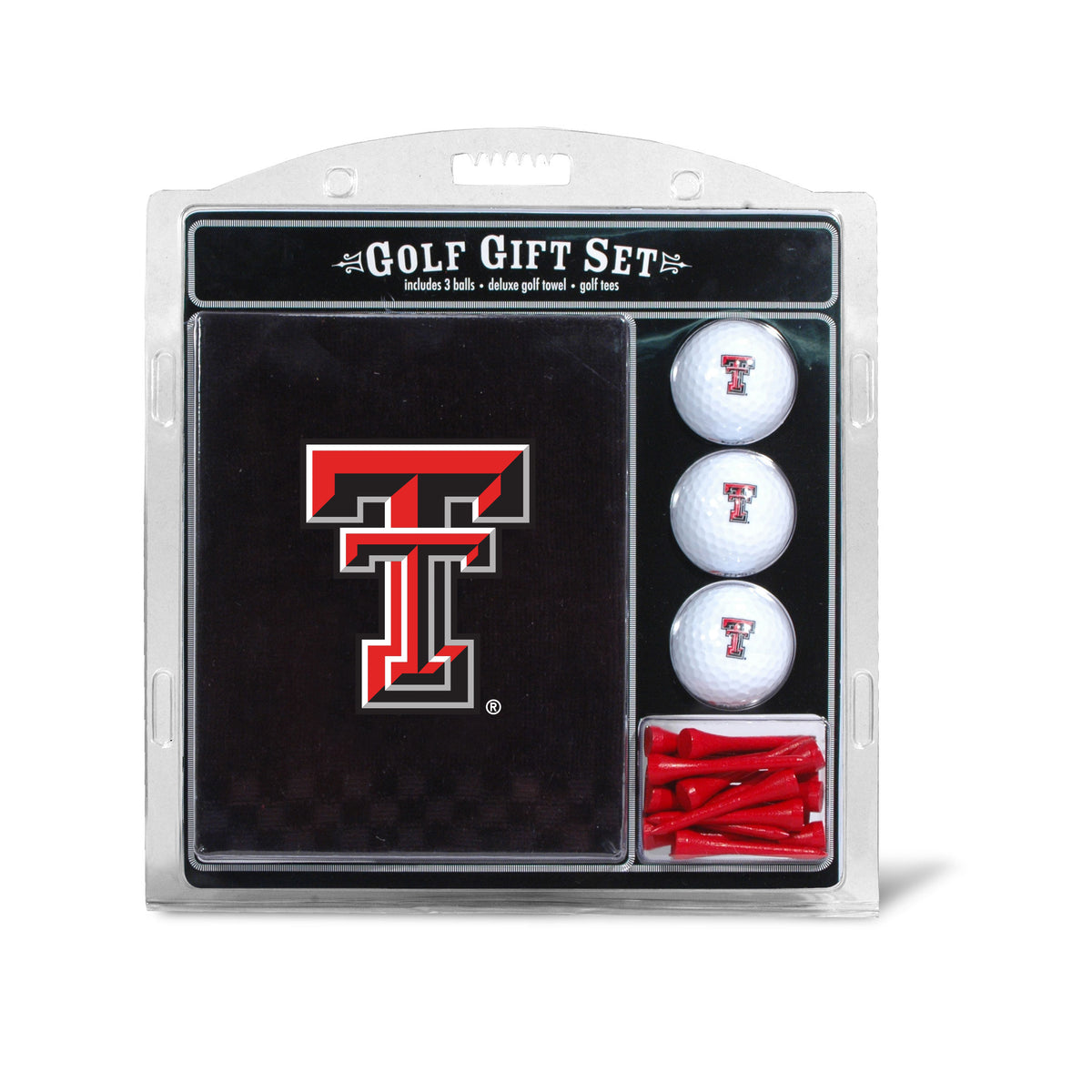 Texas Tech Red Raiders Embroidered Towel Golf Gift Set