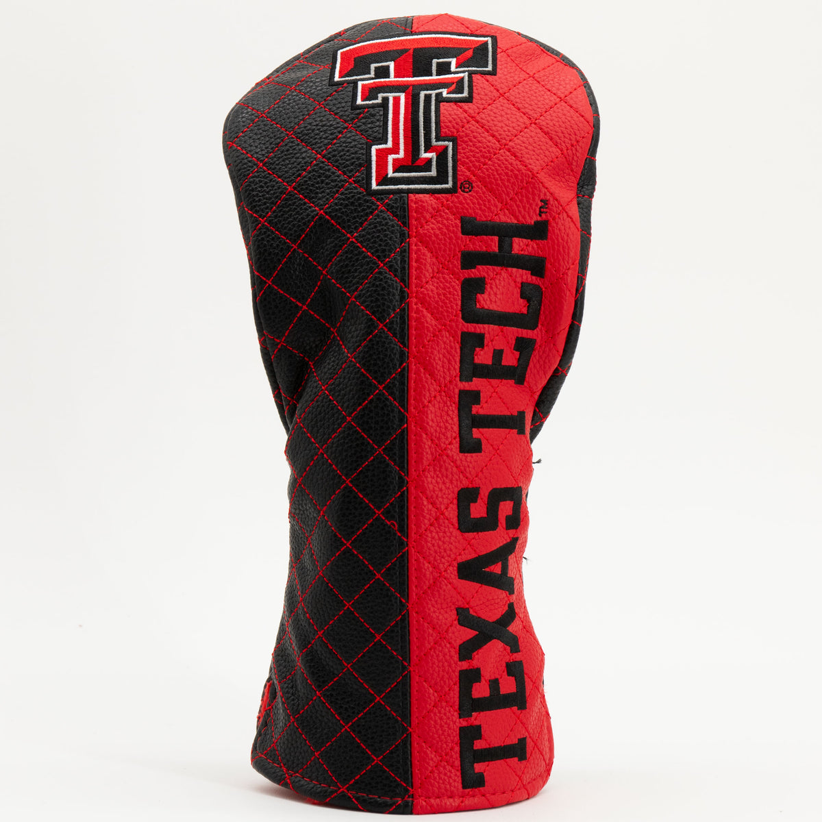 Texas Tech Red Raiders Split Quilted Driver Headcover, front view