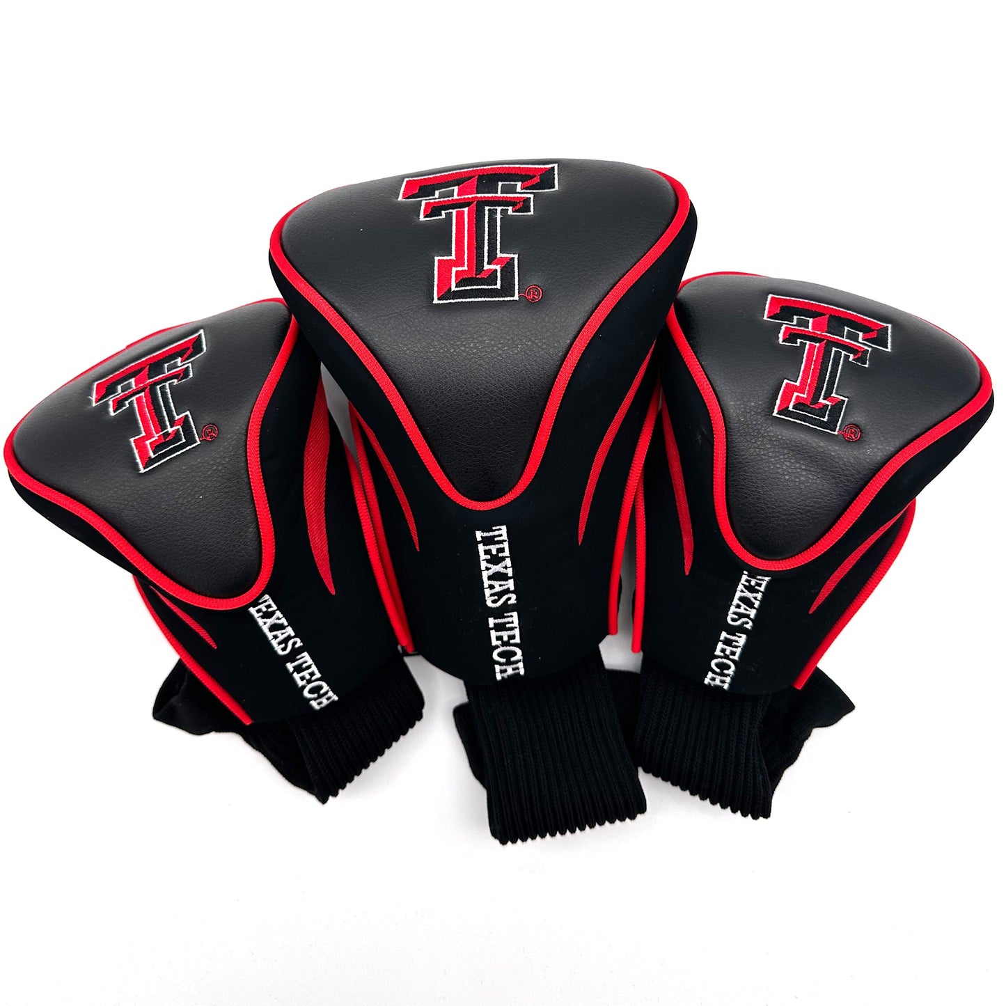 Texas Tech Red Raiders 3 Pack Contour Sock Headcovers - Club Rehab