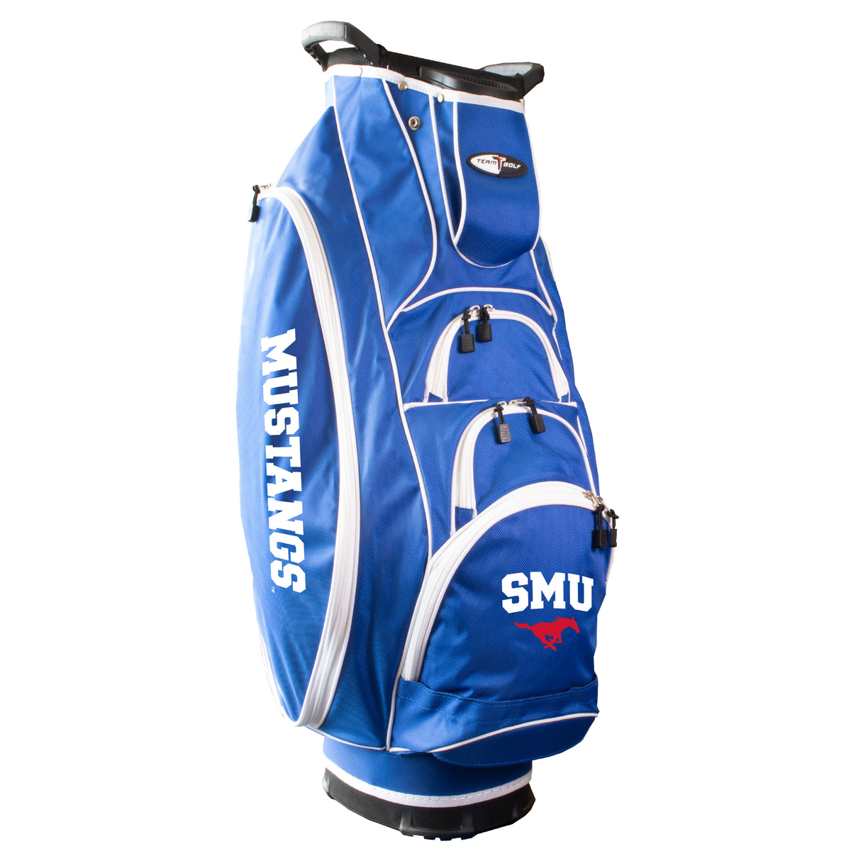 Southern Methodist Albatross golf cart bag in Royal Blue