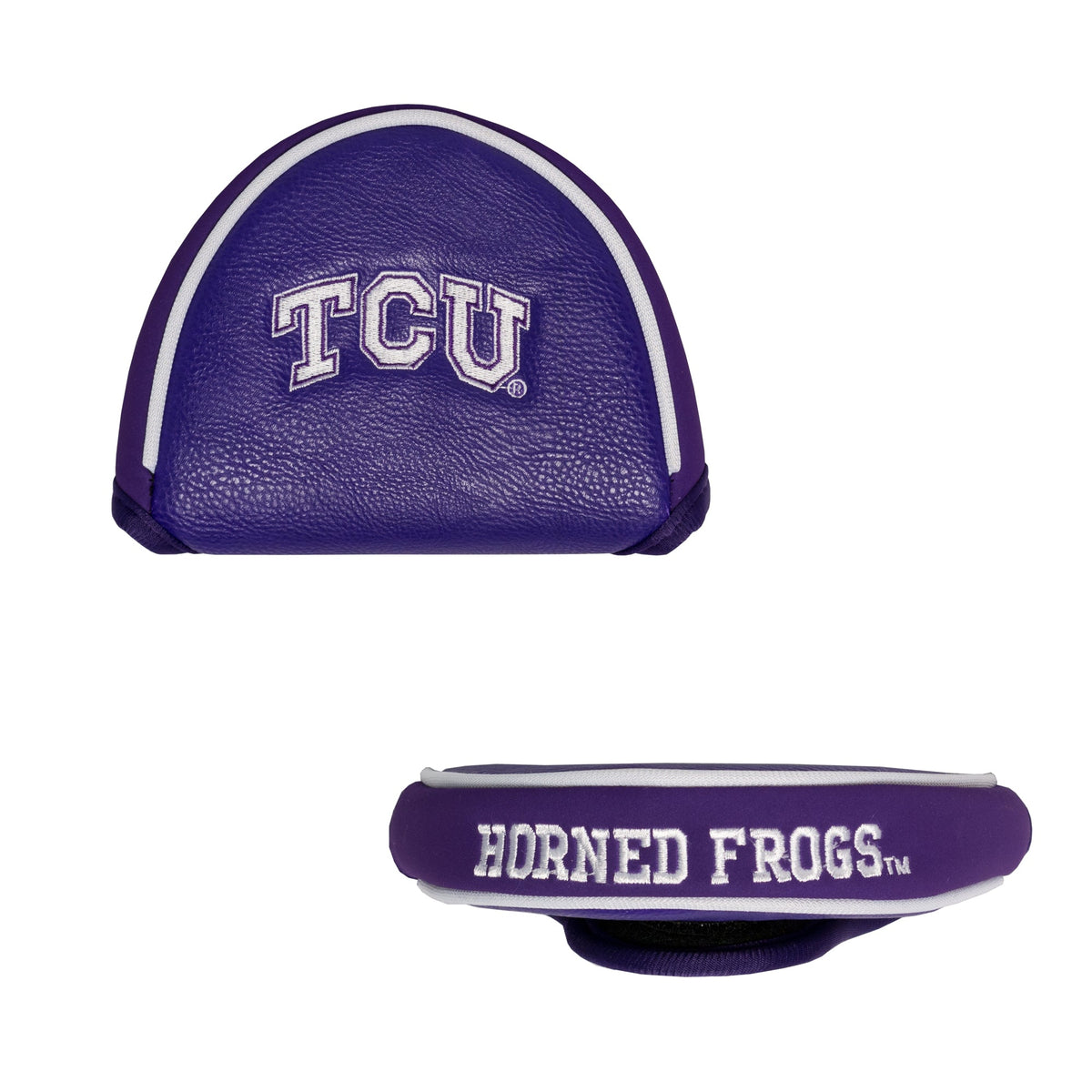 TCU Horned Frogs Vintage Embroidered Mallet Putter Headcover