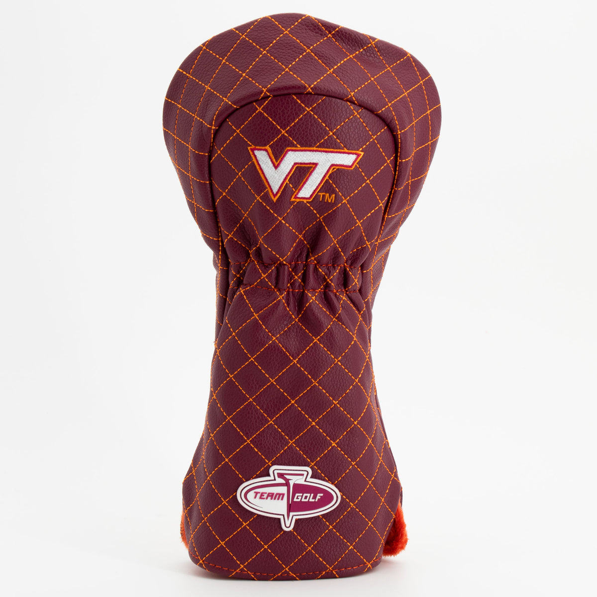 Virginia Tech Hokies Solid Quilted Driver Headcover, back view