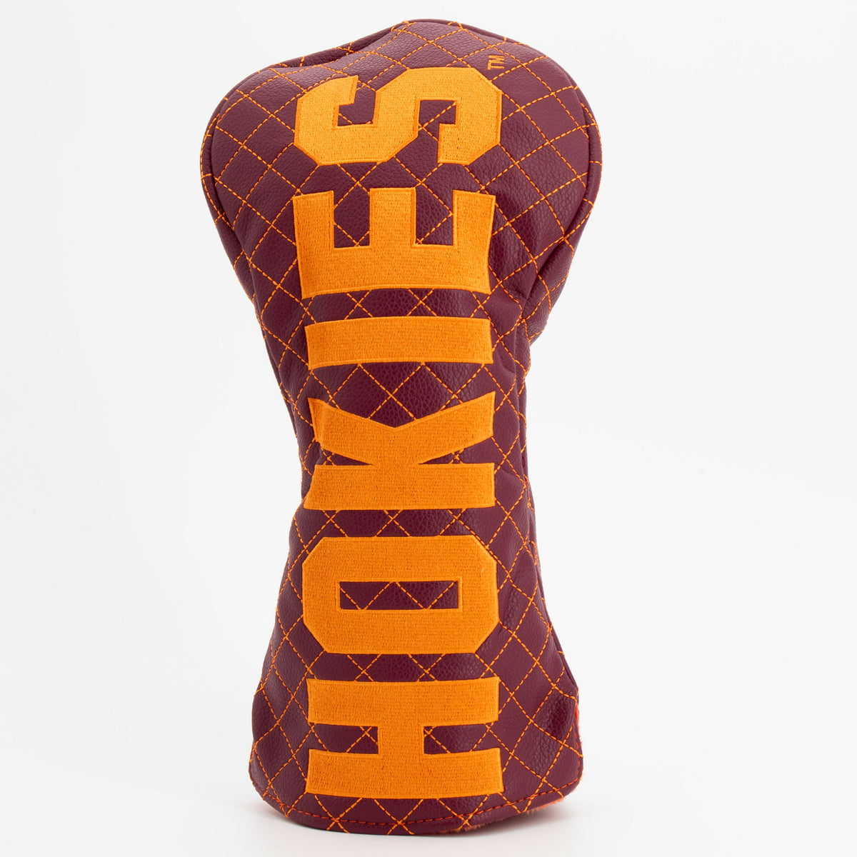 Virginia Tech Hokies Solid Quilted Driver Headcover, front view