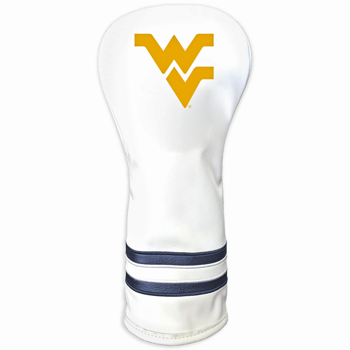 West Virginia Mountaineers Vintage White Printed Fairway Headcover - golf headcover product images