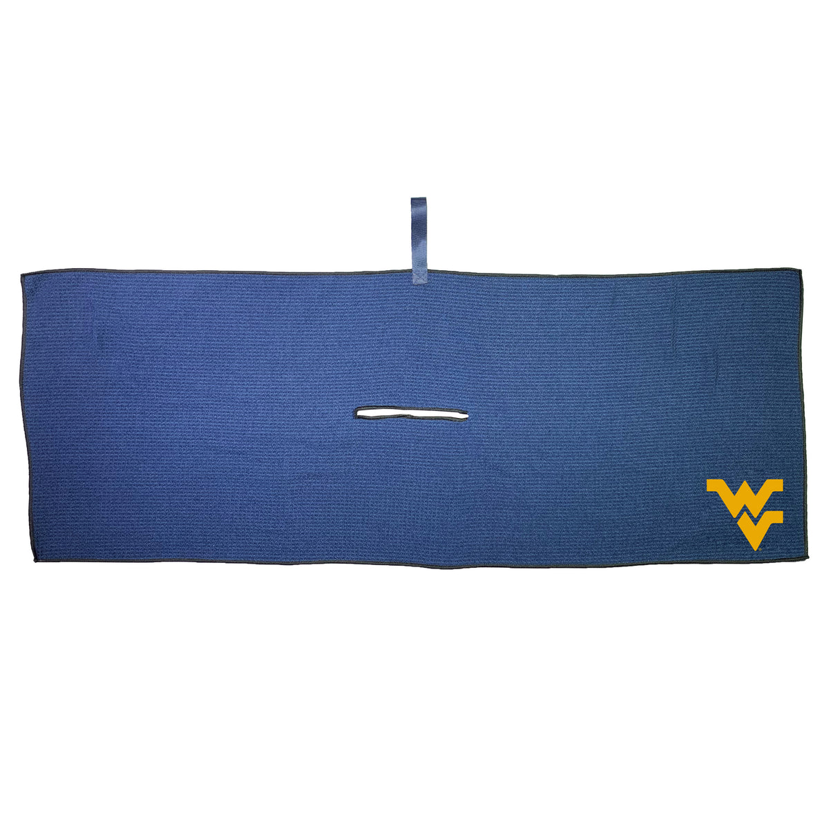 West Virginia Mountaineers 16 x 40 microfiber golf towel with team logo