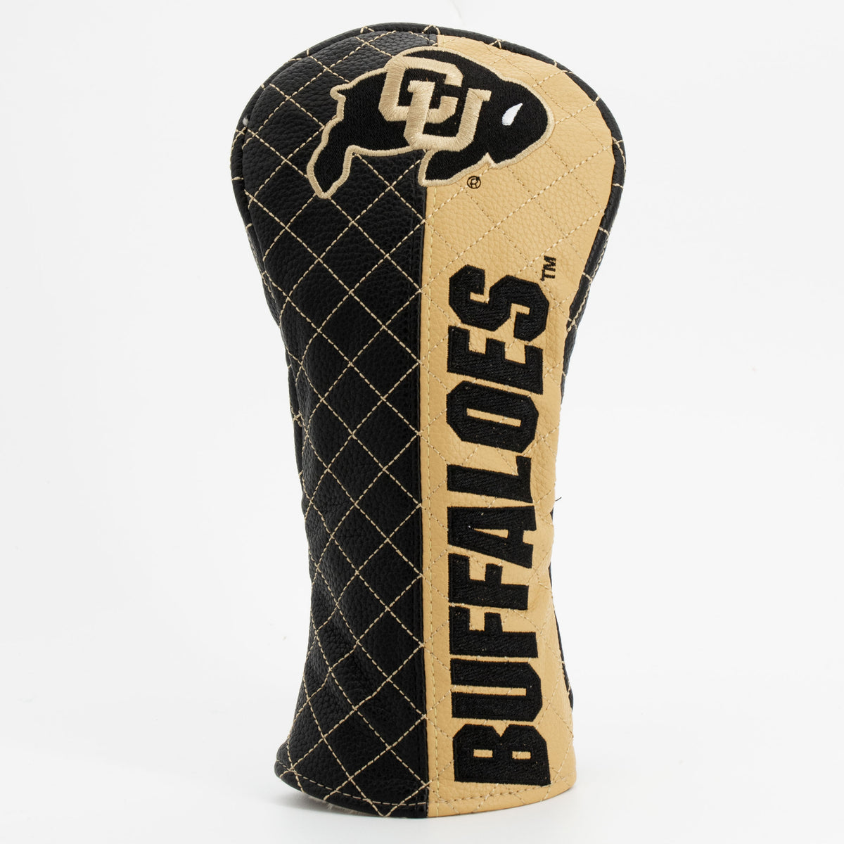 Colorado Buffaloes Split Quilted Fairway Headcover, front view