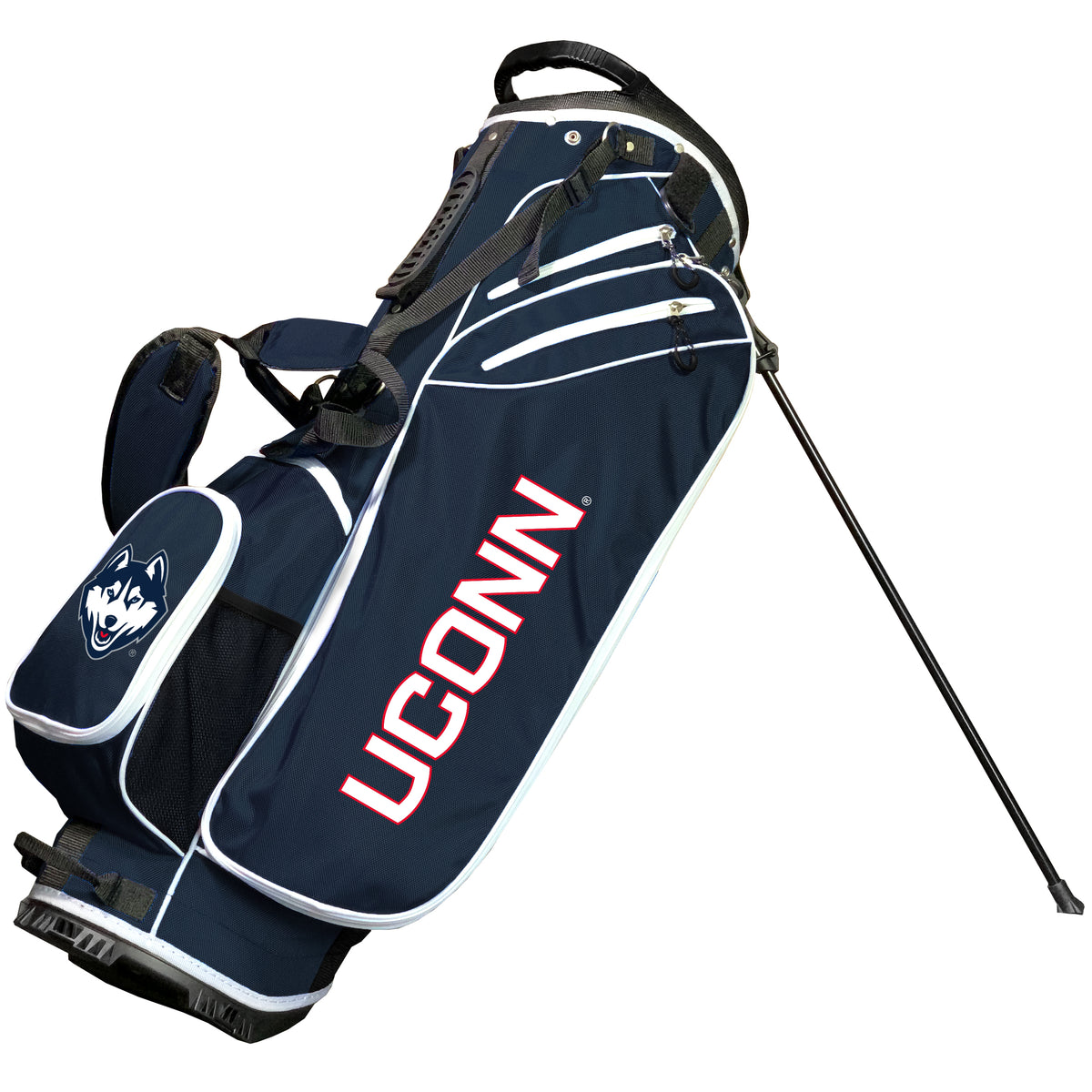 UConn Huskies Birdie stand golf bag, Navy color
