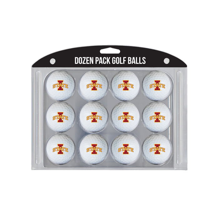 Iowa State Cyclones logo golf balls, 12 pack