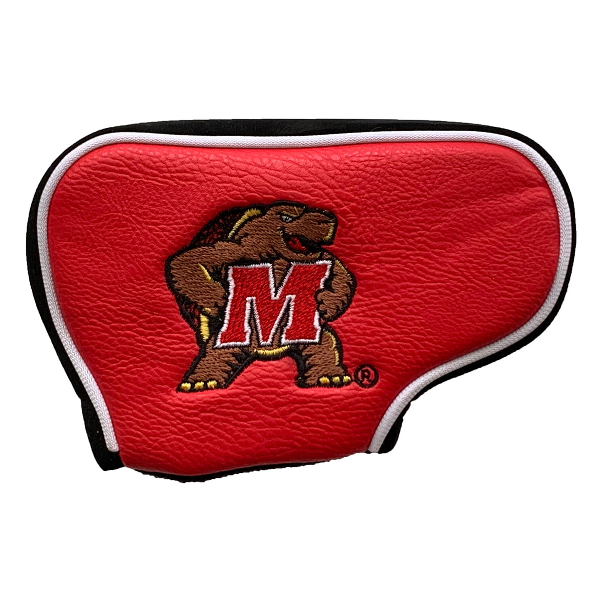 Maryland Terrapins vintage blade putter embroidered golf headcover