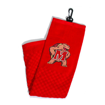 Maryland Terrapins embroidered golf towel
