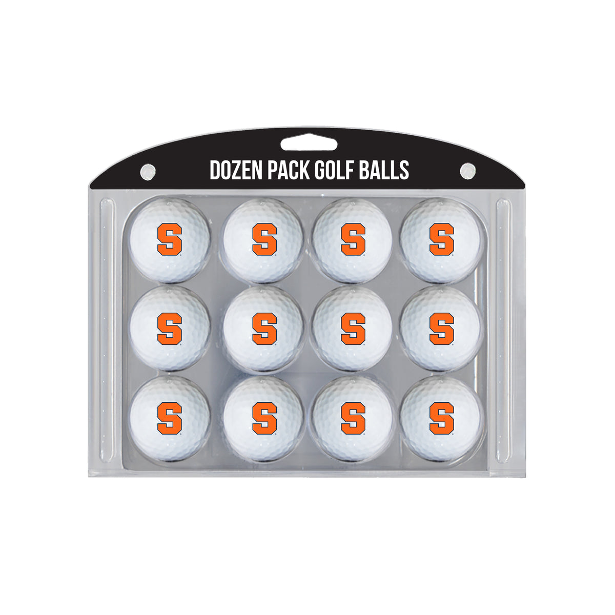 Syracuse Orange logo golf balls, 12 pack