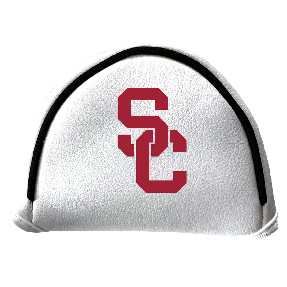 USC Trojans vintage mallet putter white printed golf headcover