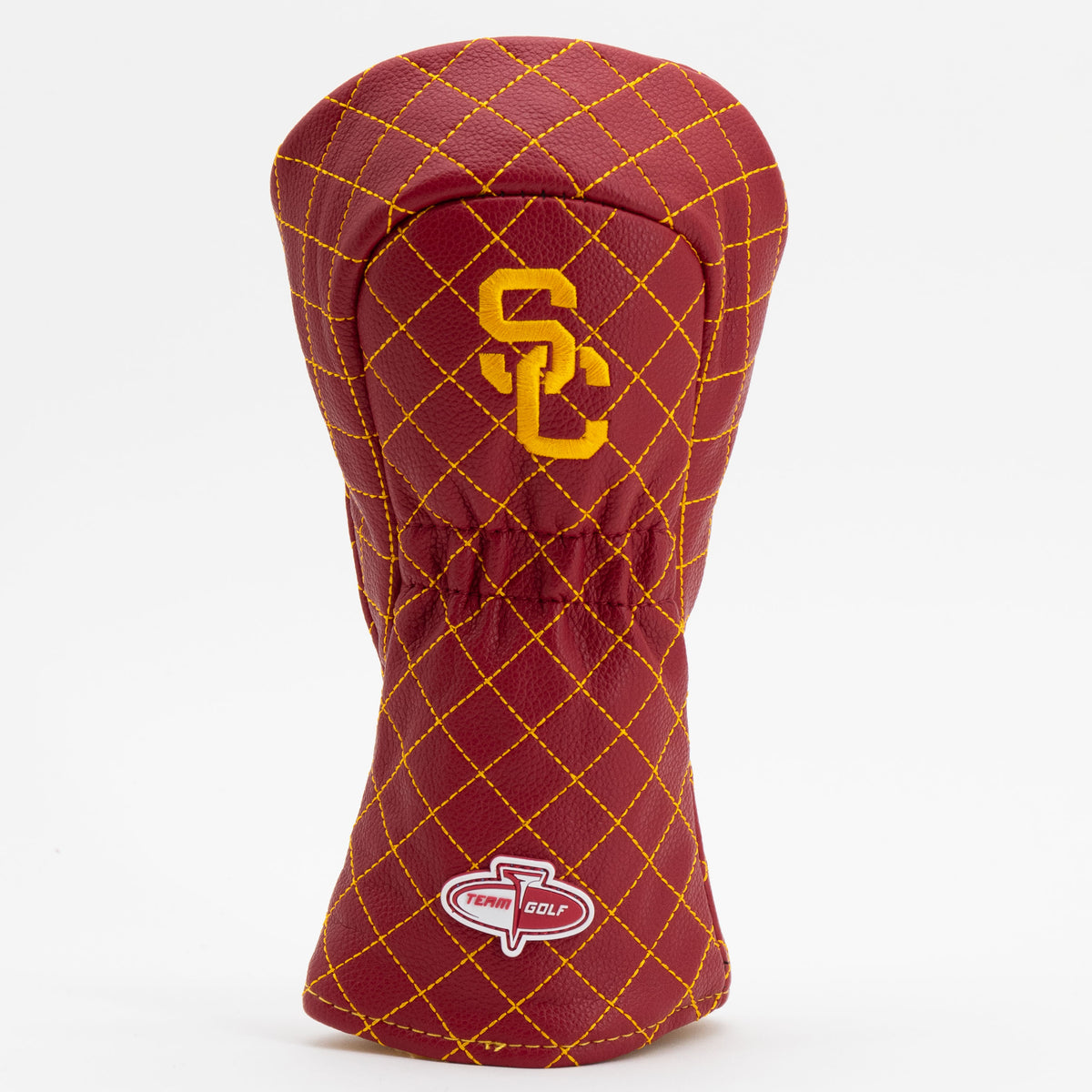 USC Trojans Solid Quilted Fairway Headcover, back view