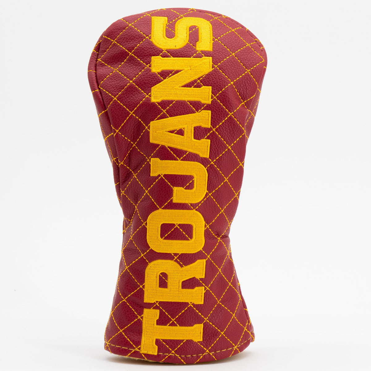 USC Trojans Solid Quilted Fairway Headcover, front view