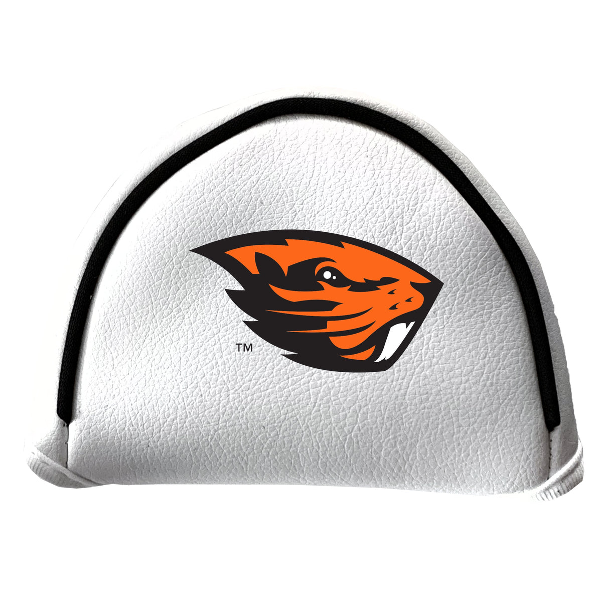 Oregon State Beavers vintage mallet putter white printed golf headcover