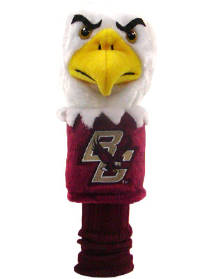 Boston College Eagles plush eagle mascot driver headcover with BC logo sleeve
