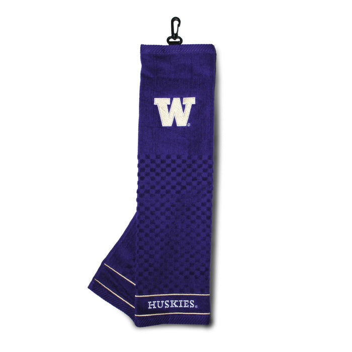 Washington Huskies embroidered golf towel