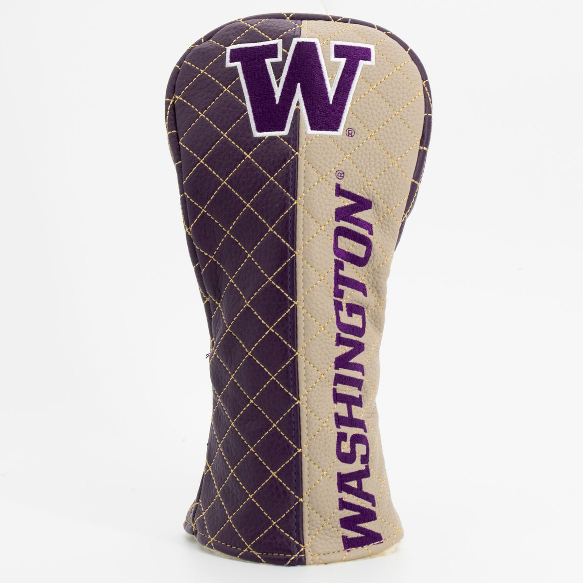 Washington Huskies Split Quilted Fairway Headcover, front view