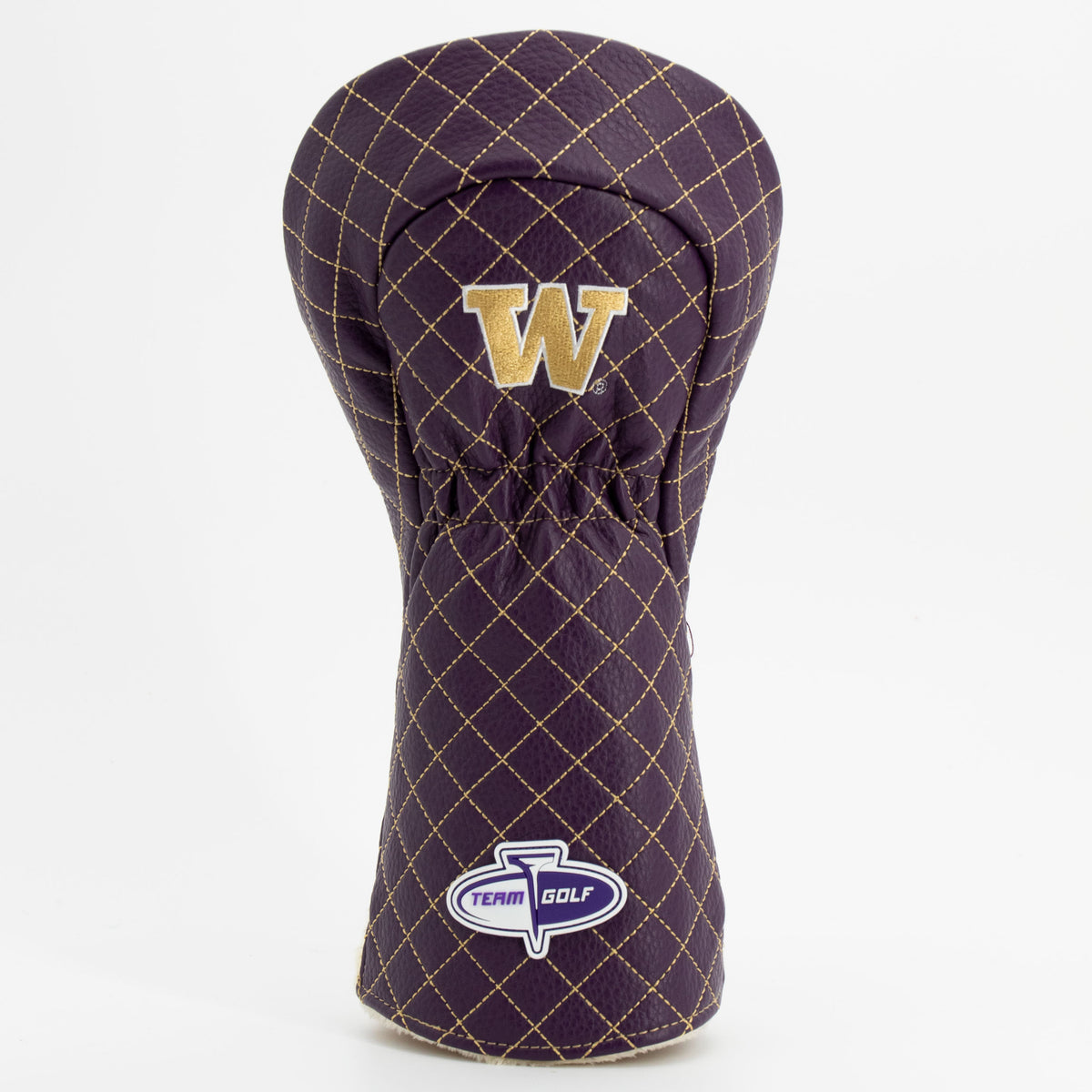Washington Huskies Solid Quilted Driver Headcover, back view