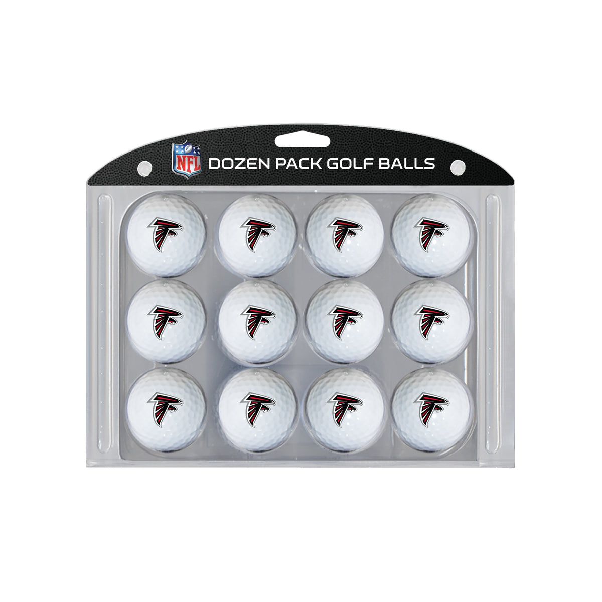 Atlanta Falcons logo golf balls, 12 pack