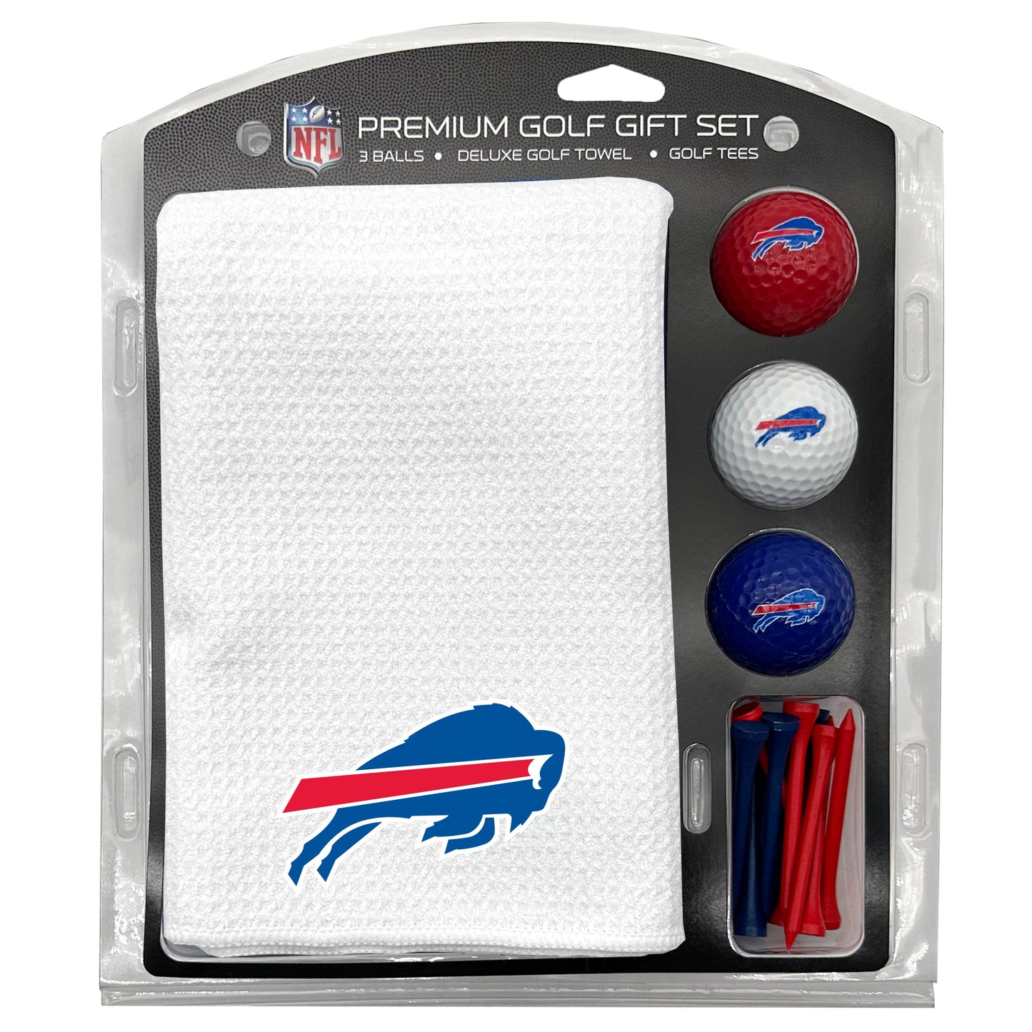 Buffalo Bills White Microfiber Towel Golf Gift Set - Club Rehab
