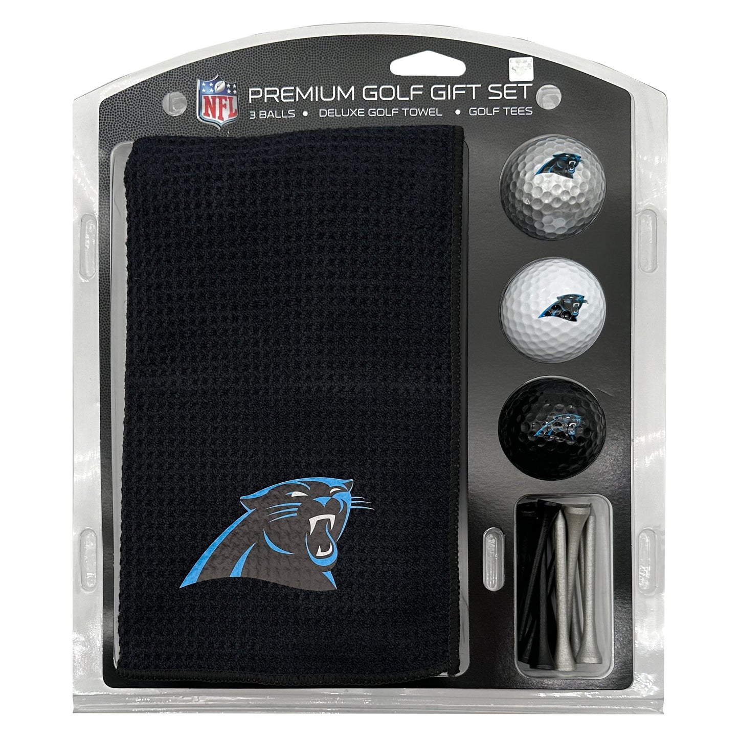 Carolina Panthers Microfiber Towel Golf Gift Set - Club Rehab