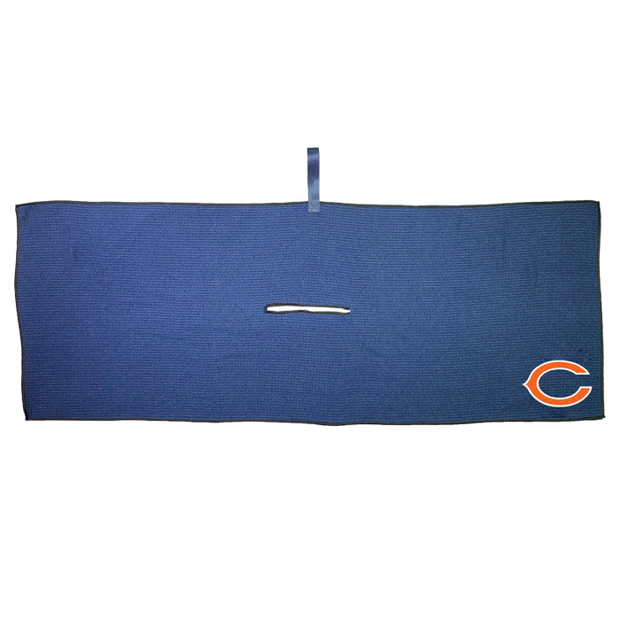 Chicago Bears 16 x 40 microfiber golf towel with team logo