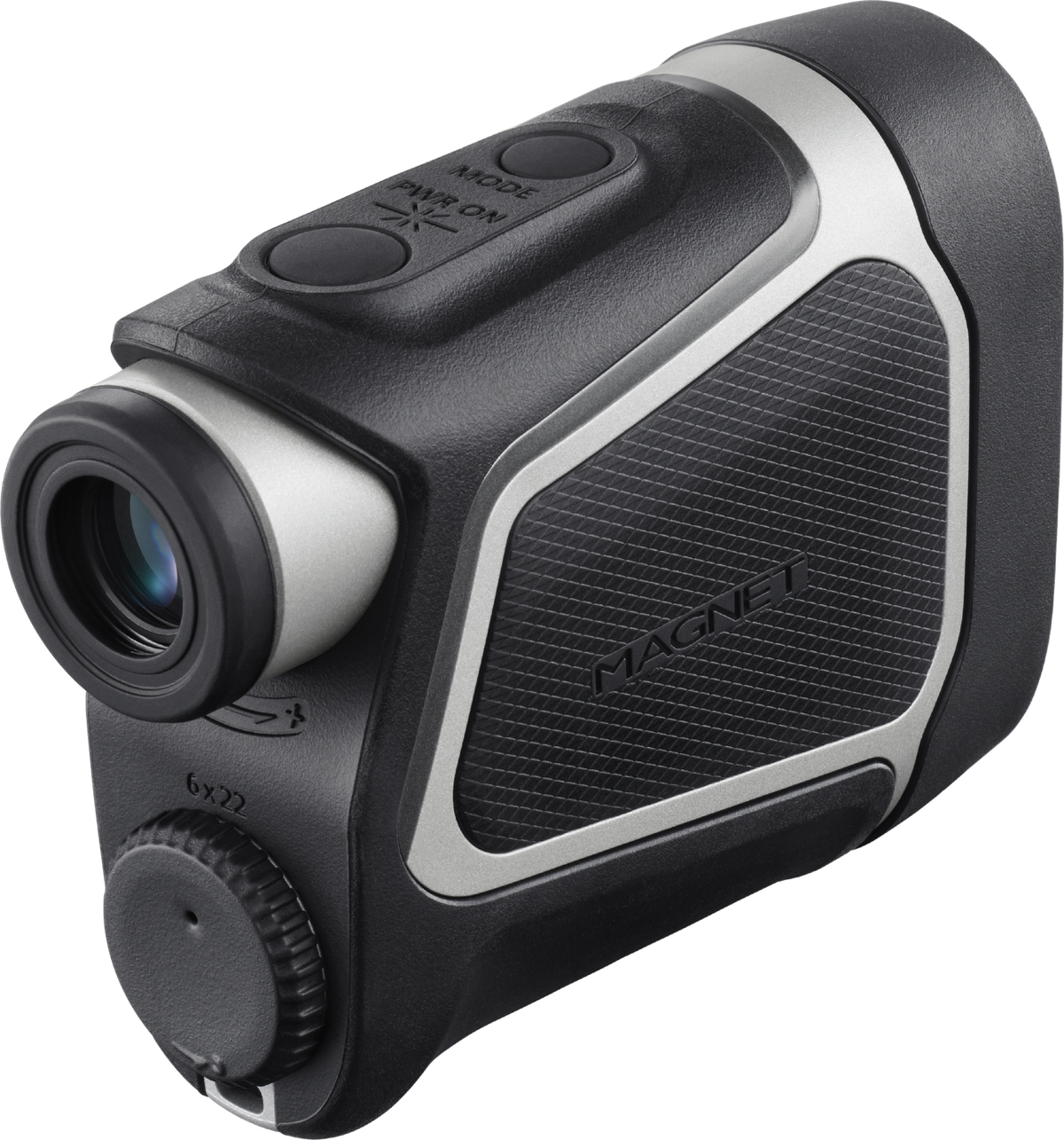 Nikon COOLSHOT 50i eyepiece, top buttons and textured side grip