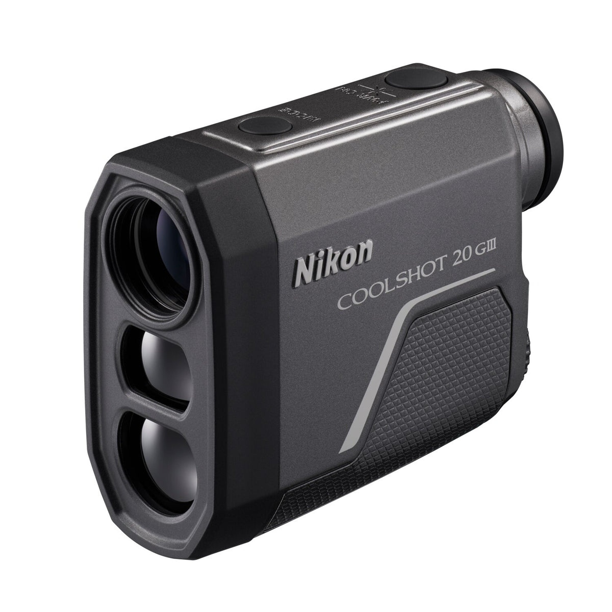 Nikon COOLSHOT 20 GIII rangefinder, front three-quarter view
