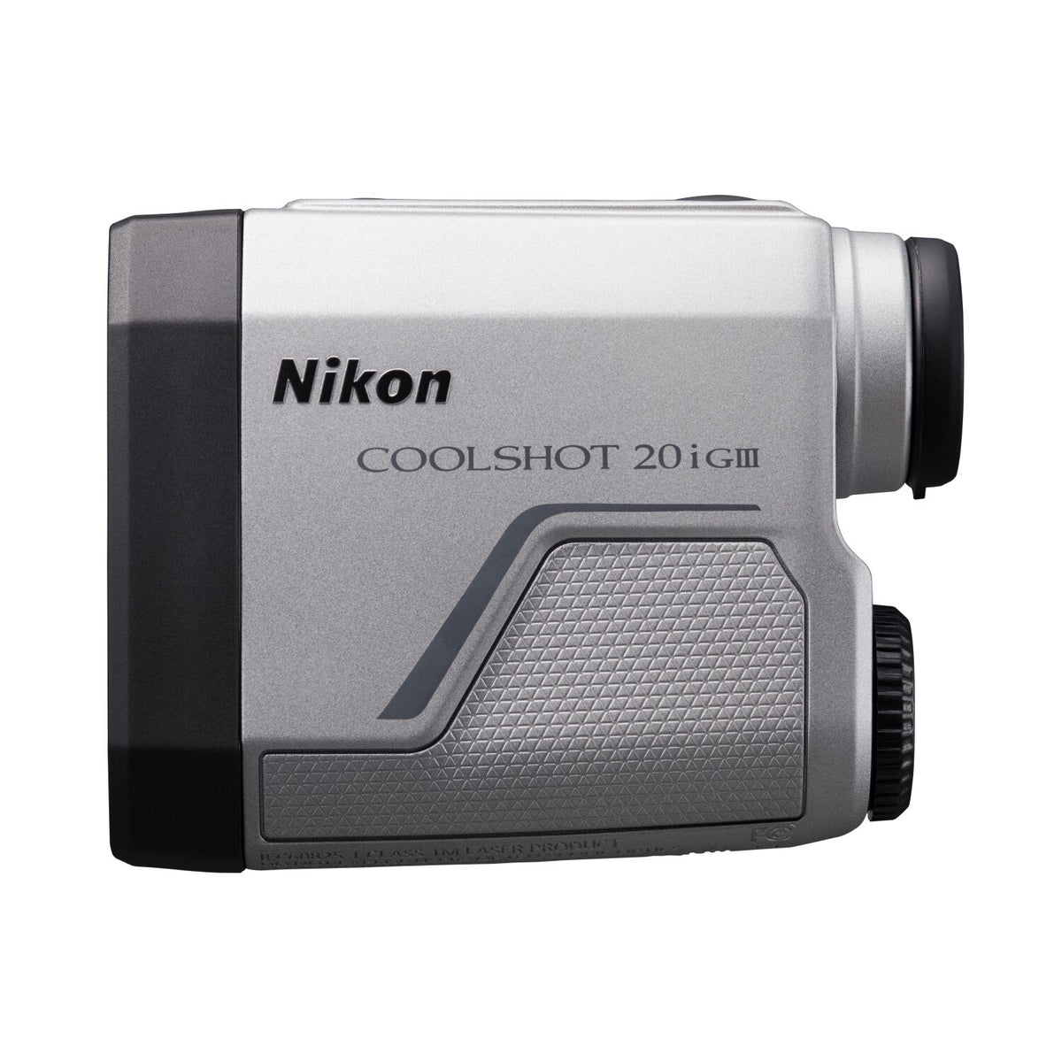 Nikon COOLSHOT 20i GIII side profile with textured grip