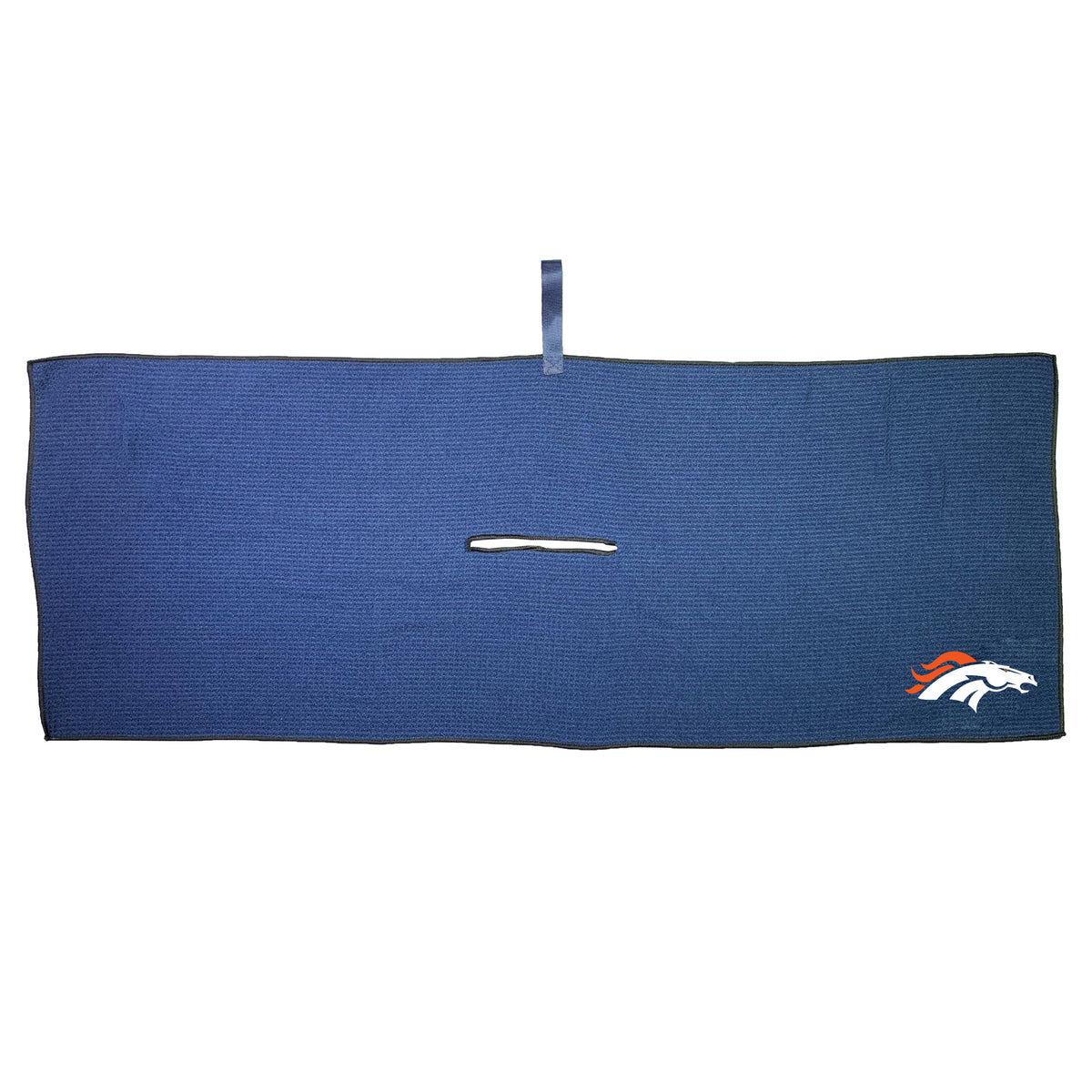 Denver Broncos 16 x 40 microfiber golf towel with team logo