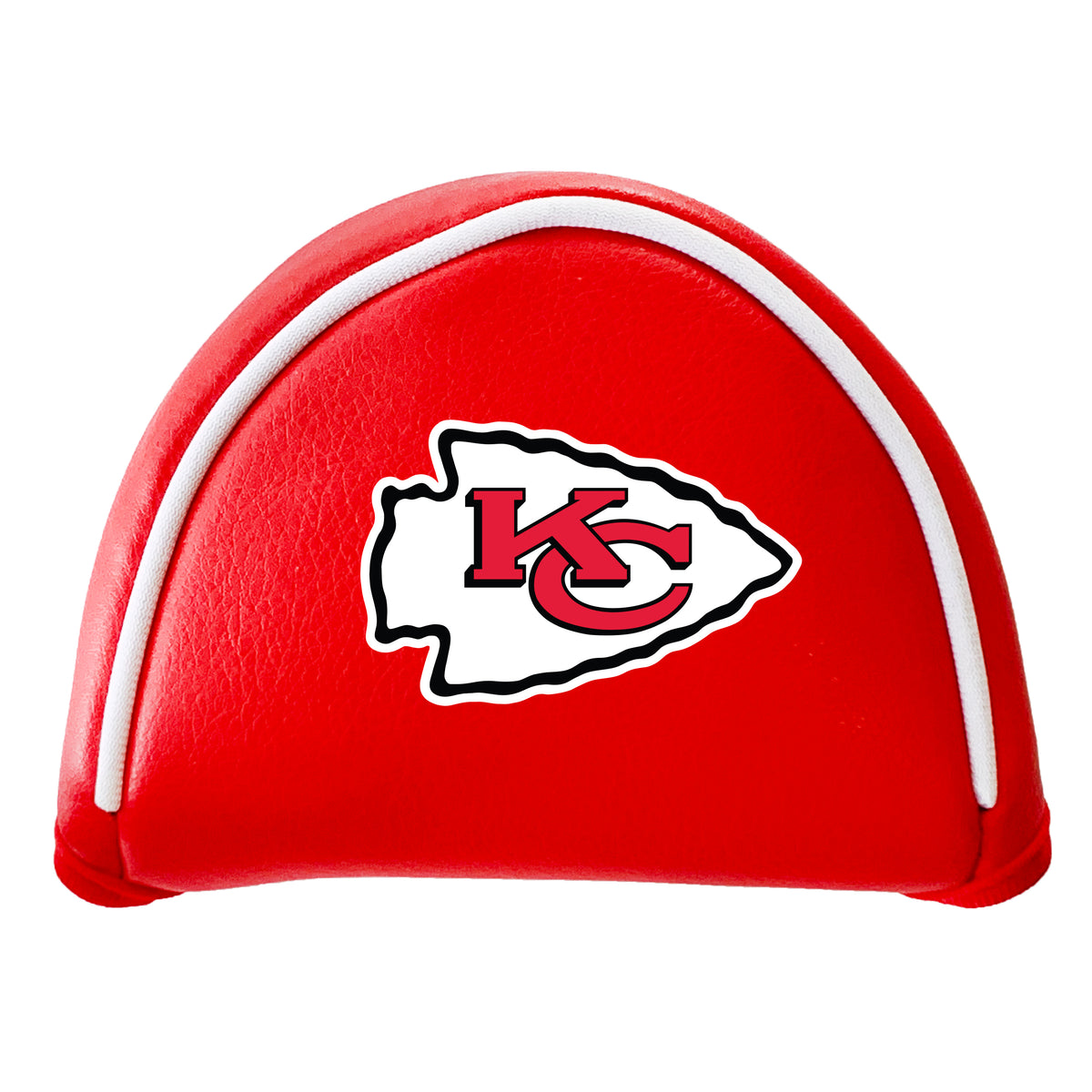 Kansas City Chiefs vintage mallet putter color printed golf headcover
