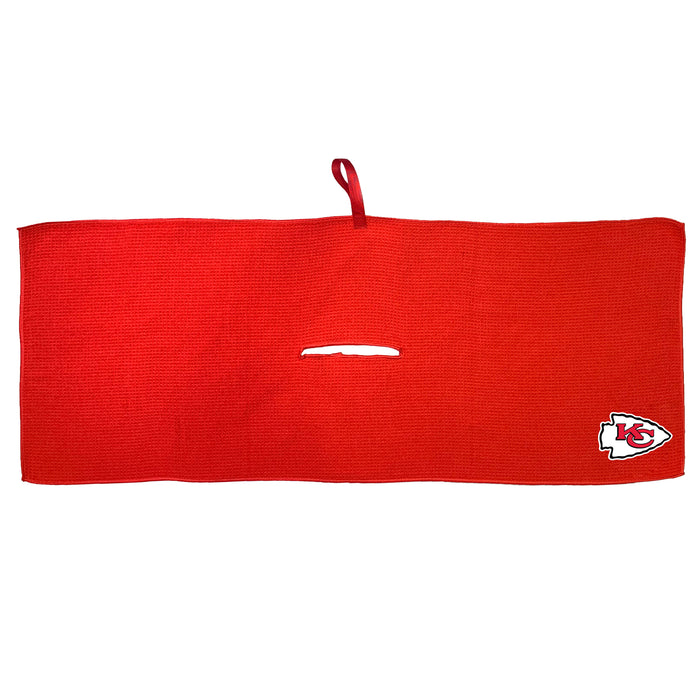 Kansas City Chiefs 16 x 40 microfiber golf towel with team logo