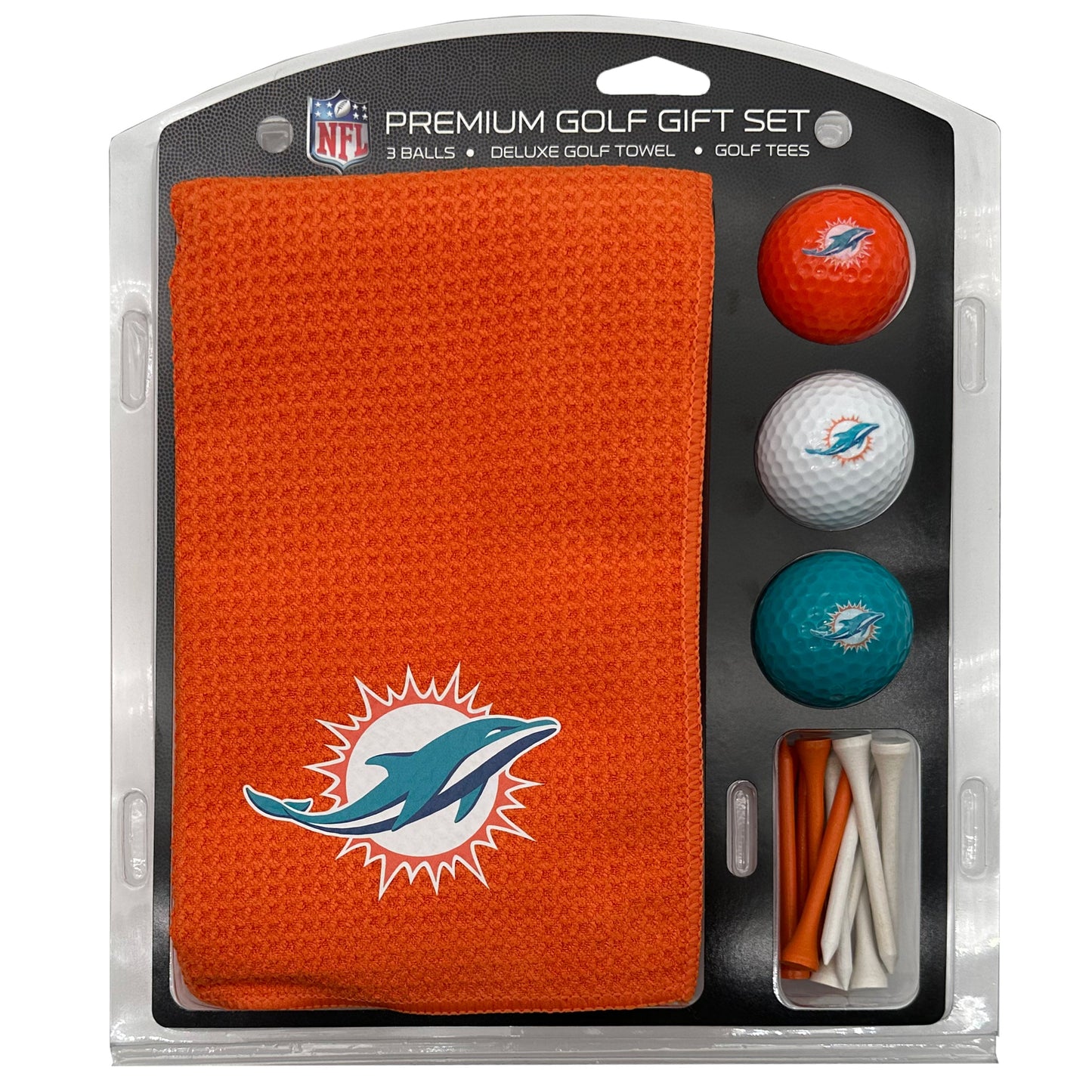 Miami Dolphins Microfiber Towel Golf Gift Set - Club Rehab