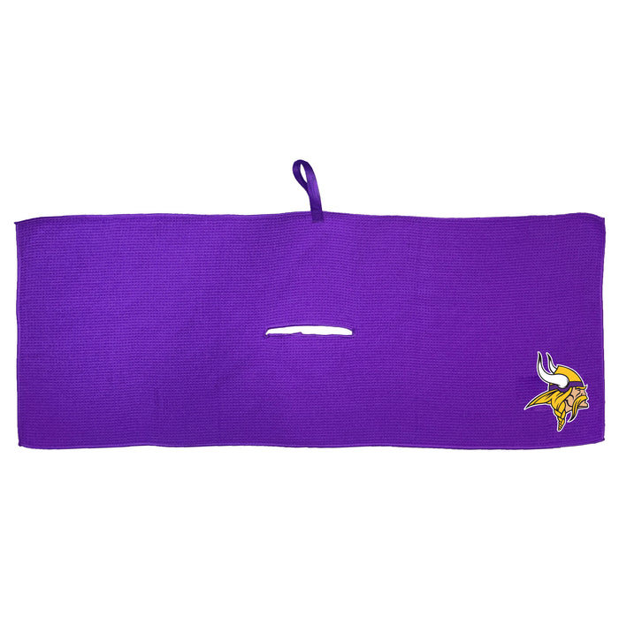 Minnesota Vikings 16 x 40 microfiber golf towel with team logo
